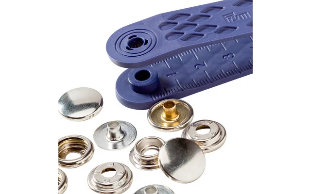 PRYM Druckknöpfe Silber 10 Stück Ø 15 Mm â Bild 2