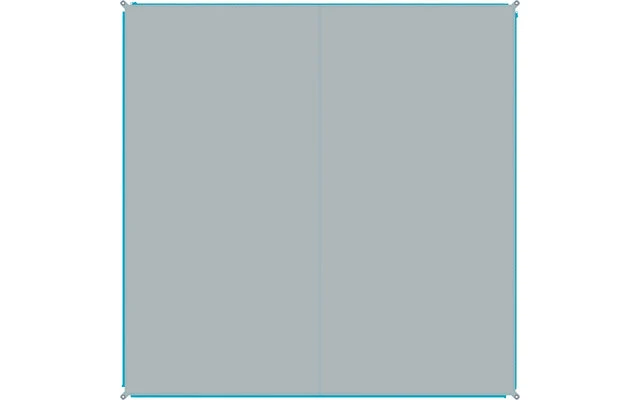 Bent Zip-Carpet Verbindbarer Teppich 250 X 250 Cm Caribbean