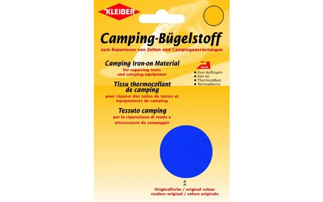 Kleiber Camping-Bügelstoff Aus Original-Zeltstoff Atlantik