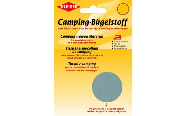 Kleiber Camping-Bügelstoff Aus Original-Zeltstoff Atlantik – Bild 2