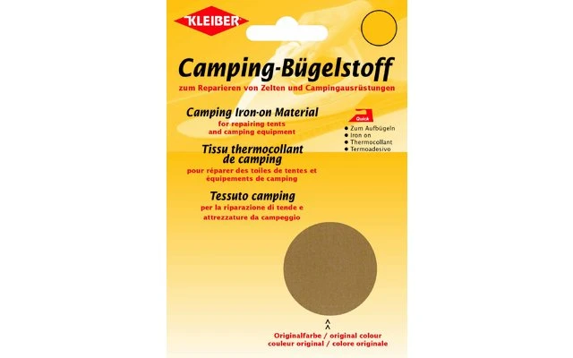 Kleiber Camping-Bügelstoff Aus Original-Zeltstoff Atlantik – Bild 3