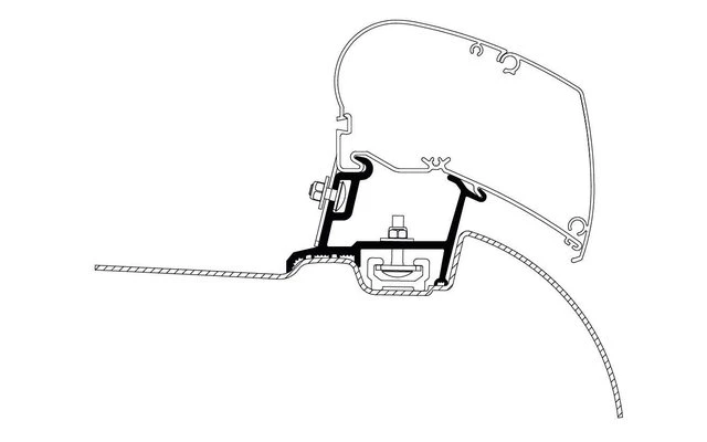 Thule Markisenadapter Mercedes Sprinter/ VW Crafter