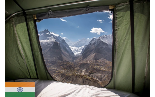 Gordigear Dachzelt 165 Plus Für 3 Personen Mit Vorzelt 165 X 320 Cm Grün â Bild 5