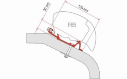Fiamma Adapter Lmc Tec 370 Cm Passend Für F65 Und F80 Markise