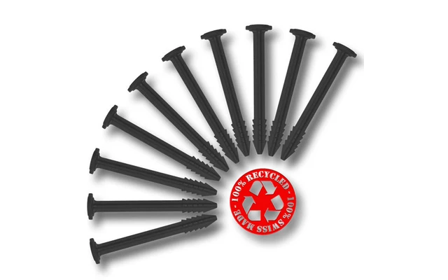 SwissPiranha BF90 Zelthering Schwarz 9,7 Cm Einzeln â Bild 2