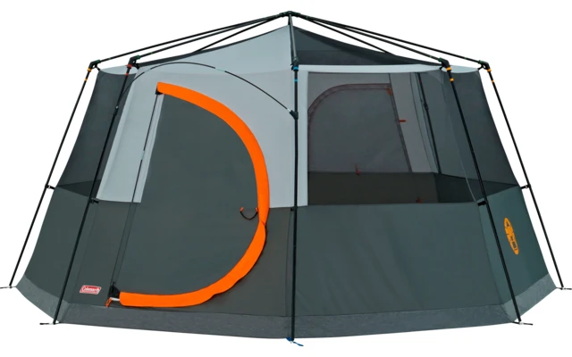 Coleman Octagon Familienzelt Für 8 Personen Orange