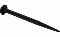 High Peak Kunststoff Rundkopfhering 6er Pack 13 Cm Schwarz