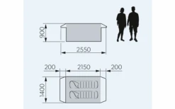 Dometic Pico FTC 2X2 TC Aufblasbares Campingzelt Für Zwei Personen