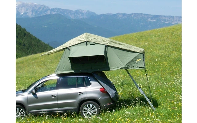 Gordigear Dachzelt Plus Für 2 Personen Mit Staufläche 140 X 320 Cm Grün â Bild 6