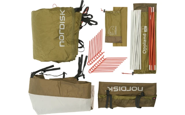 Nordisk Oppland 3 (3.0) PU Zelt – Bild 6