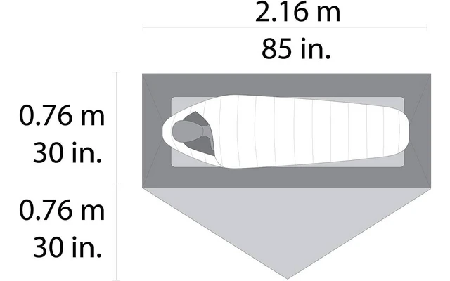 MSR Hubba NX Tent V6 Faltzelt 1 Person – Bild 4